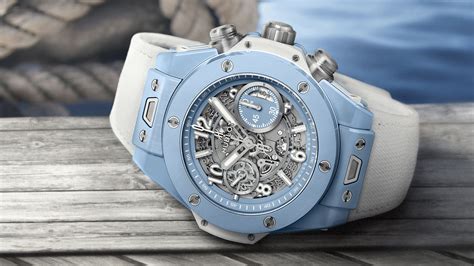 hublot baby blue watch|hublot big bang integral.